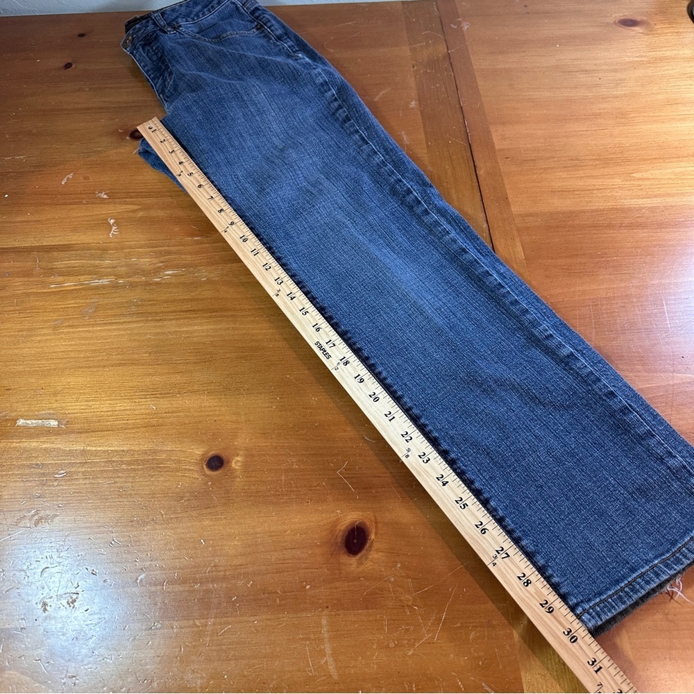 Christopher Blue Straight Leg Denim Jeans - Size 10 - Picture 6 of 11